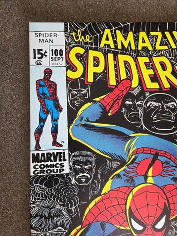 Glyn Washington - 1 Toile dart signée par Stan Lee, 39/195