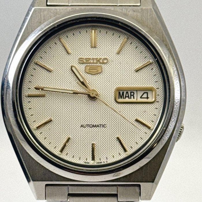 Seiko - Seiko 5 Automatic Day-Date - Zonder minimumprijs -, Bijoux, Sacs & Beauté, Montres | Anciennes | Antiquités