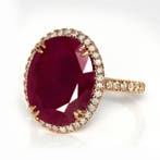 Sans prix de réserve - Bague - 14 carats Or rose, IGI 6,09, Nieuw