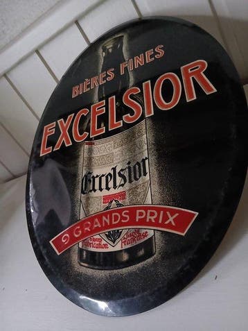 Excelsior Bières - Glacoïde reclamebord Excelsior Bières 9