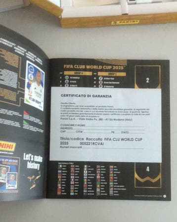 Panini FIFA CLUB WORLD CUP 2025 Factory seal (Empty album +