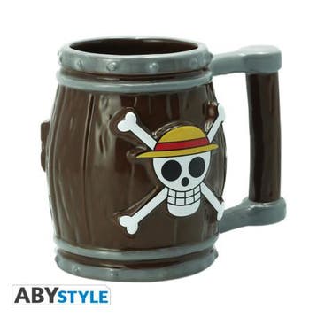 One Piece Barrel 3D Mok, Ophalen of Verzenden