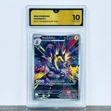 Pokémon Graded card - Toxtricity 134 - 30th Anniversary –
