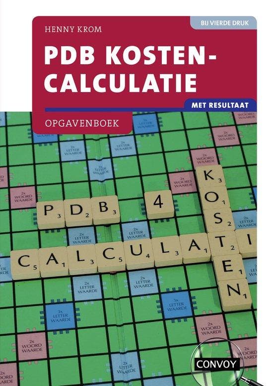 PDB Kostencalculatie met resultaat - Krom, Boeken, Economie, Management en Marketing, Verzenden