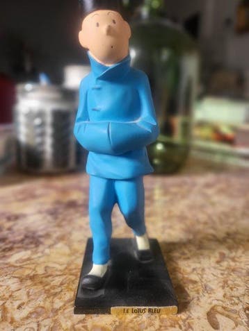 Statuette Leblon Delienne - ref. 51 - Tintin - Le lotus bleu