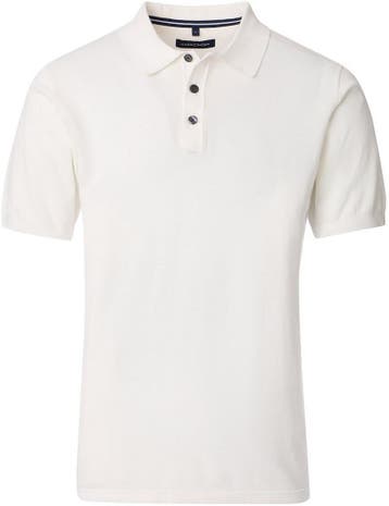 CASAMODA Polo Knitted Off White maat Maat 52/54 (L) Heren, Kleding | Heren, Polo's, Verzenden, Nieuw, Maat 52/54 (L), CASAMODA