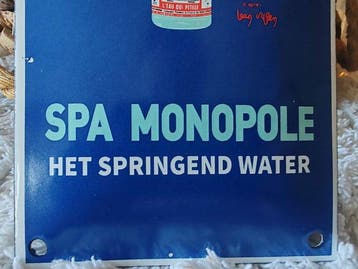 Spa - SPA - Emaille bord - Emaille, Metaal