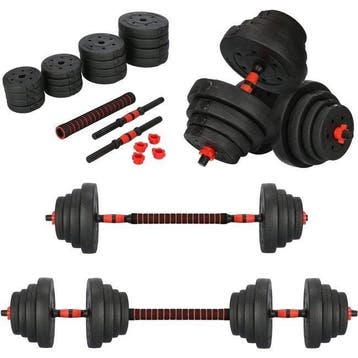 Dumbbells 40kg Set | Composiet | Premium | OP=OP, Overige materialen, Krachtstation, Ophalen of Verzenden, Armen