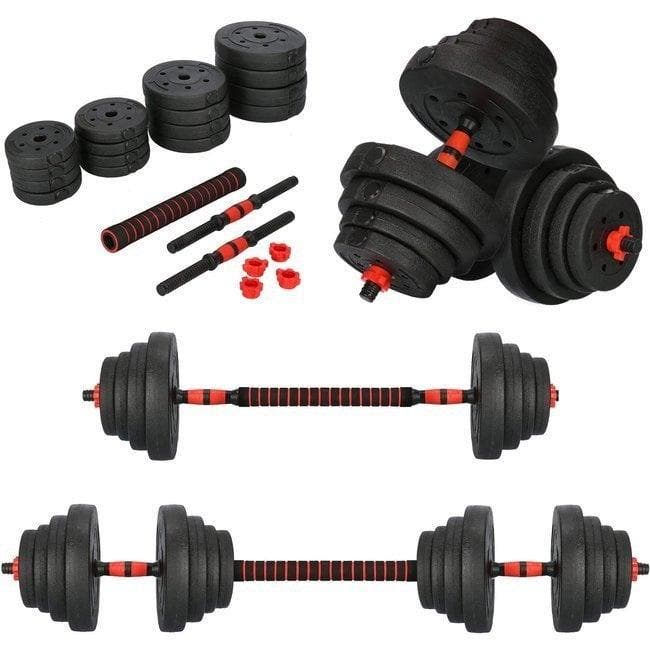 Dumbbells 40kg Set | Composiet | Premium | OP=OP, Sport en Fitness, Fitnessapparatuur, Armen, Nieuw, Overige materialen, Krachtstation
