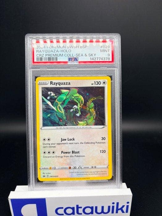Pokémon - 1 Graded card - Rayquaza Holo SWSH029 - Sword &, Hobby & Loisirs créatifs, Jeux de cartes à collectionner | Pokémon
