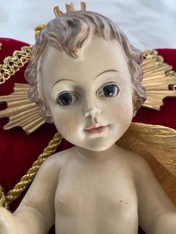Kerstdecoratie - De Geboorte van het Kind Jezus op een met, Nieuw