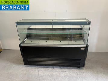 Combisteel Verrijdbare Snackvitrine Vitrine 159 cm 230V, Zakelijke goederen, Horeca | Keukenapparatuur, Ophalen of Verzenden, Nieuw in verpakking