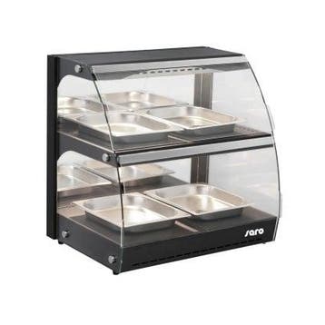 Warmhoudvitrine | Zwart | OSKAR | 230V | 650x467x630(h)mm, Verzenden, Nieuw in verpakking
