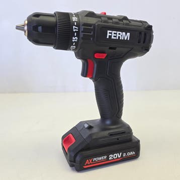 FERM cdm1199 Schroefboormachine Incl. Accu en Lader | Nieuw, Ophalen of Verzenden, Nieuw