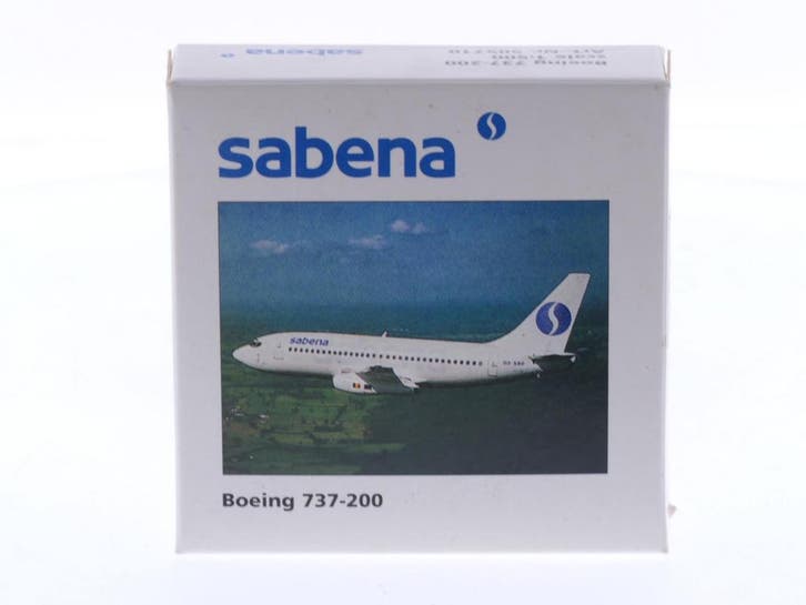 Schaal 1:500 Herpa 505710 Sabena Boeing 737-200 Reg. NA #..., Hobby en Vrije tijd, Modelbouw | Vliegtuigen en Helikopters, Zo goed als nieuw