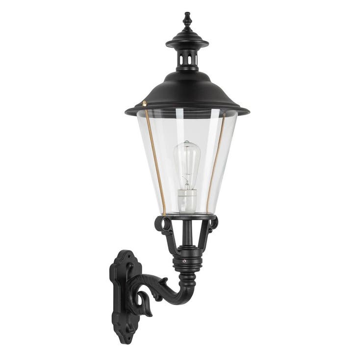 Buitenverlichting wand rond Wandlamp Elburg M Mat Zwart, Tuin en Terras, Buitenverlichting, Verzenden