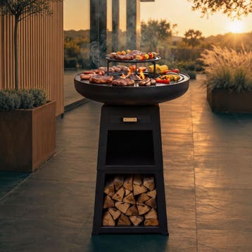 ASH Helios Plancha BBQ zwart, Tuin en Terras, Verzenden, Nieuw