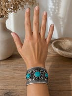 Zonder minimumprijs - Armband Zilver Turquoise, Nieuw