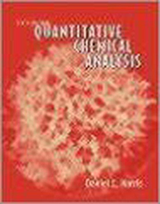 Quantitative Chemical Analysis - Harris, Boeken, Overige Boeken, Verzenden