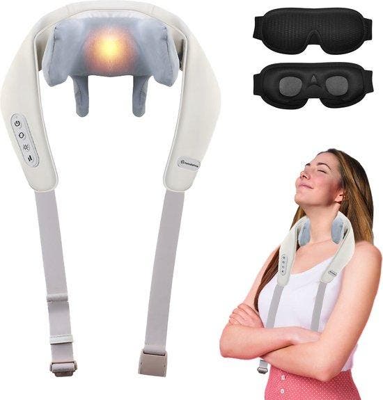 2dekans | Novalance - Nekmassage - Shiatsu Massagekussen -, Sports & Fitness, Produits de massage, Enlèvement ou Envoi
