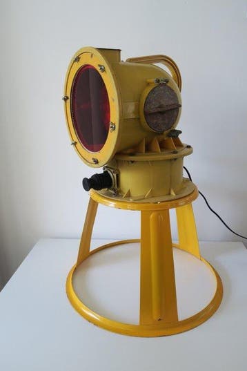Staande lamp - Glas, Staal, Aluminium, Plastic - Een