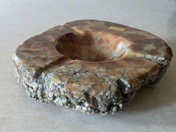 Asbak - Albast - Italiaanse grote asbak van natuurlijk