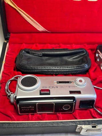 Minolta 16 MG-S Chrome ( 1969) in presentatie box Caméra, Nieuw