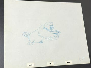 Walt Disney - Originele animatie-tekening van Big Mama (40 x, Nieuw