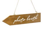 Hangbord Photobooth 36cm, Verzenden, Nieuw