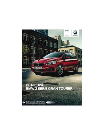 2015 BMW 2 SERIE GRAN TOURER BROCHURE NEDERLANDS