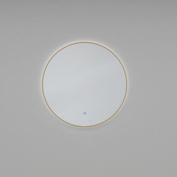 LED Spiegel 100cm | 30W | Dimbaar 3000-6500K | Messing, Huis en Inrichting, Woonaccessoires | Spiegels, Verzenden, Nieuw