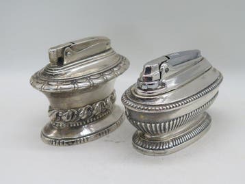 Sans prix de réserve - Briquet - Laiton, Émail, Chrome - (2)