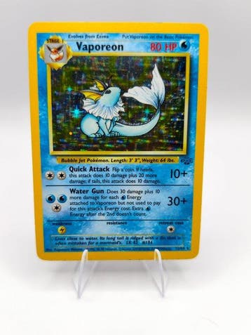Pokémon - 1 Card - Vaporeon 12/64 Foil - Various sets, Nieuw
