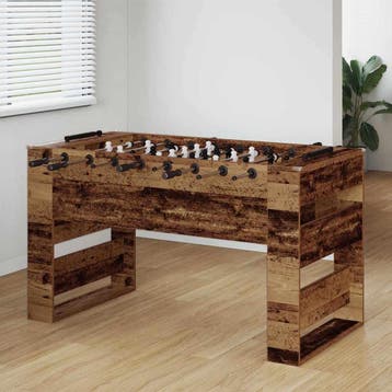 vidaXL Tafelvoetbal Oudhout 146,5 x 74 x 85 cm Bewerkt hout, Verzenden, Nieuw