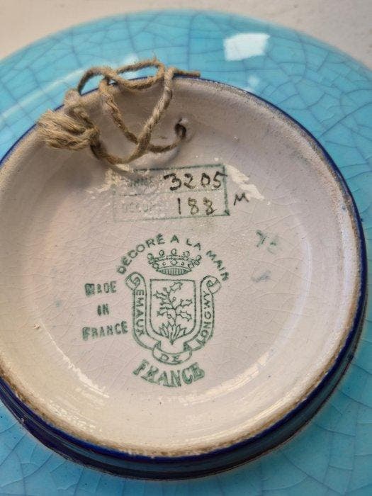 Longwy - Schotel - Aardewerk, Antiquités & Art, Antiquités | Verre & Cristal