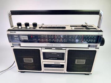 Philips - 22AR584 - 1979 - Tested & Working - Boombox, Nieuw