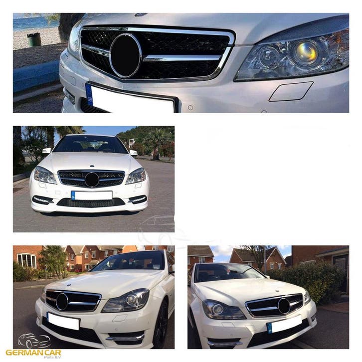 Sport Grille geschikt voor Mercedes W204 C-Klasse AMG Optiek, Autos : Divers, Accessoires de voiture, Envoi