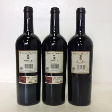 1995 Bodegas Palacio - Rioja Reserva Especial - 3 Bouteilles, Verzamelen, Nieuw