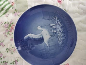 Bing & Grondahl - Plateau (11) - Porcelaine - Assiettes Bing, Antiquités & Art