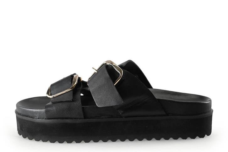 Nelson Slippers in maat 39 Zwart, Kleding | Dames, Schoenen, Zwart, Gedragen, Slippers, Verzenden