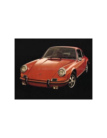 1972 PORSCHE 911 LEAFLET ENGELS (USA), Nieuw