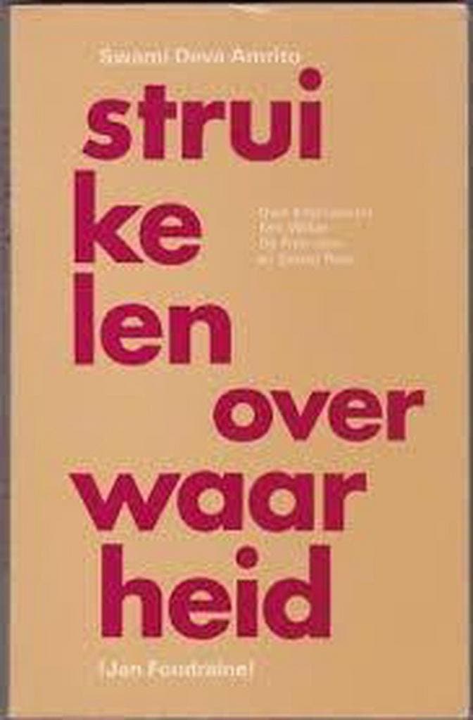 Struikelen over waarheid 9789020254341 Swami Deva Amrito, Boeken, Godsdienst en Theologie, Gelezen, Verzenden