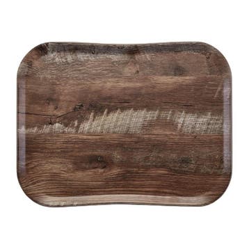 Dienblad | VERSA | Polypropyleen | Houtlook | Antislip |, Verzenden, Nieuw in verpakking