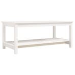 Salontafel wit hout | Tweede kansje | Weg = weg!, 100 tot 150 cm, Verzenden, 50 tot 100 cm, Zo goed als nieuw