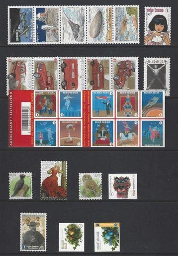 België 2009 - de volledige jaargang, Postzegels en Munten, Postzegels | Europa | België, Gestempeld