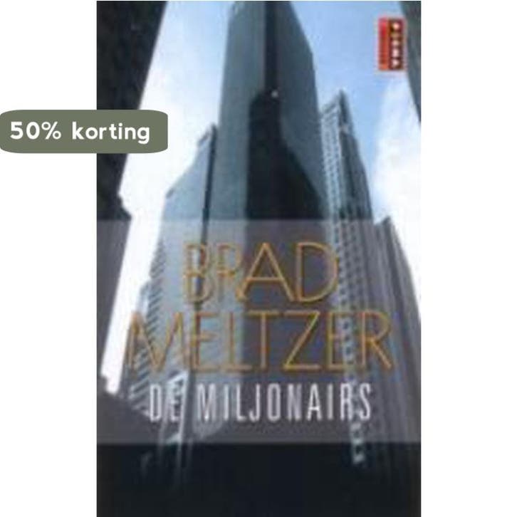 De miljonairs 9789024550425 Brad Meltzer, Livres, Thrillers, Envoi