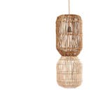 Bazar Bizar De Chemchem Hanglamp - Naturel - L - Ongebruikt, Verzenden, Zo goed als nieuw, Overige materialen, Minder dan 50 cm
