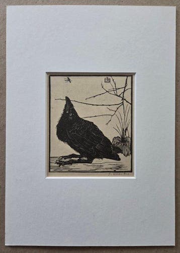 Jan Mankes (1889-1920) - Zieke jonge kraai