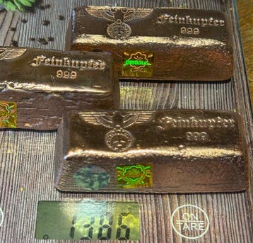 1385 Gramm - Koper - Edelmetalle Deutschland - Verzegeld met