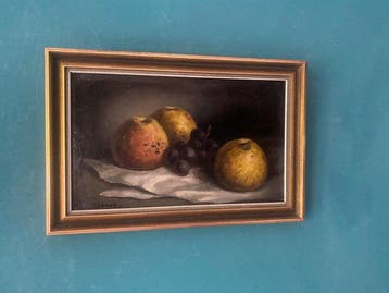S. Kramer (1940-2015) - Stilleven met fruit